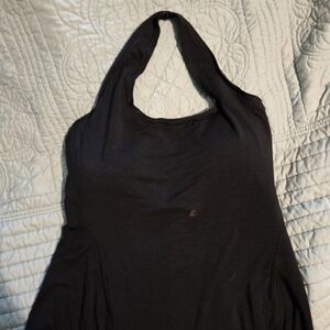 Elegant Black Halter Top